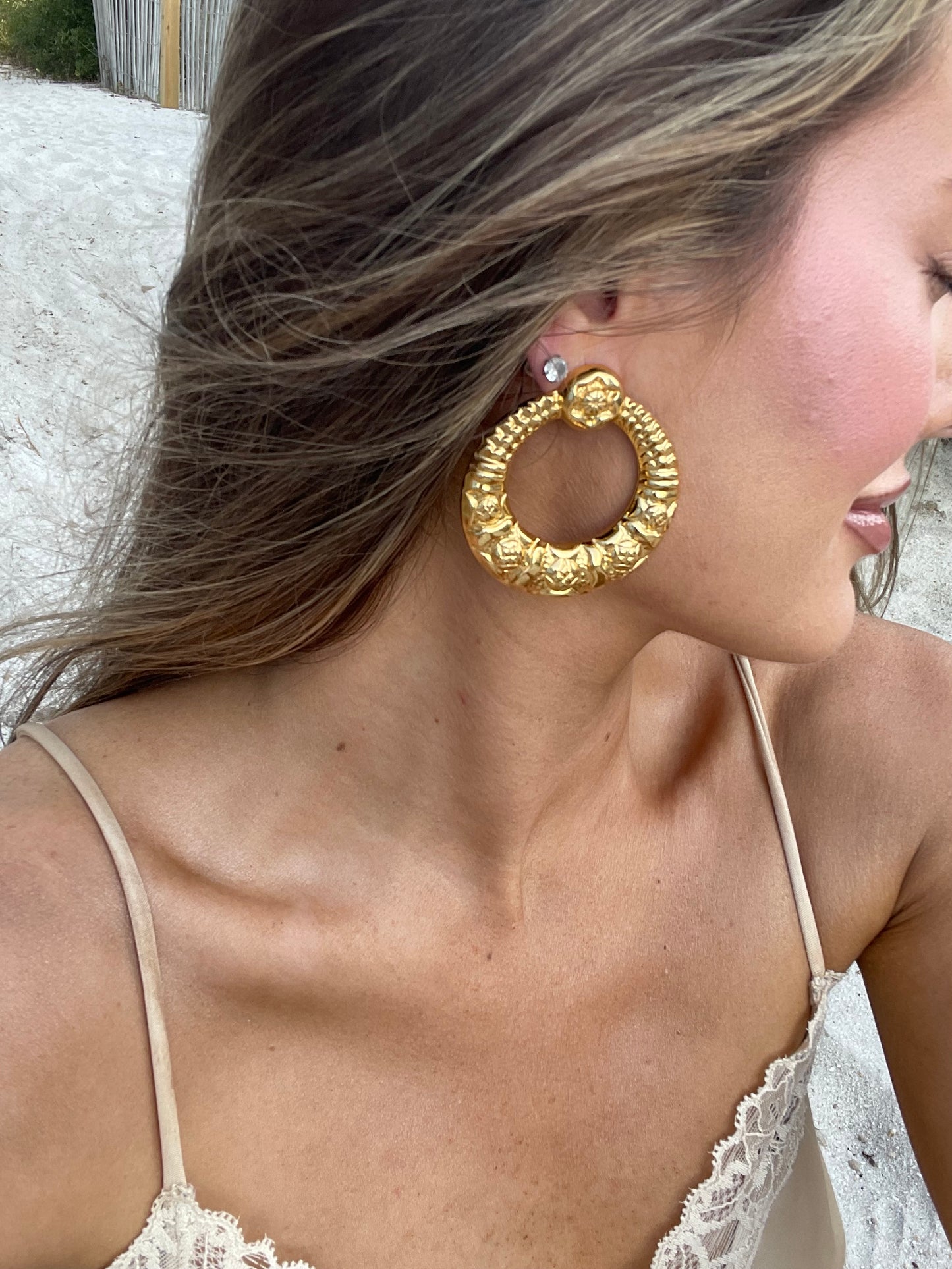 Maeve Gold Hoops