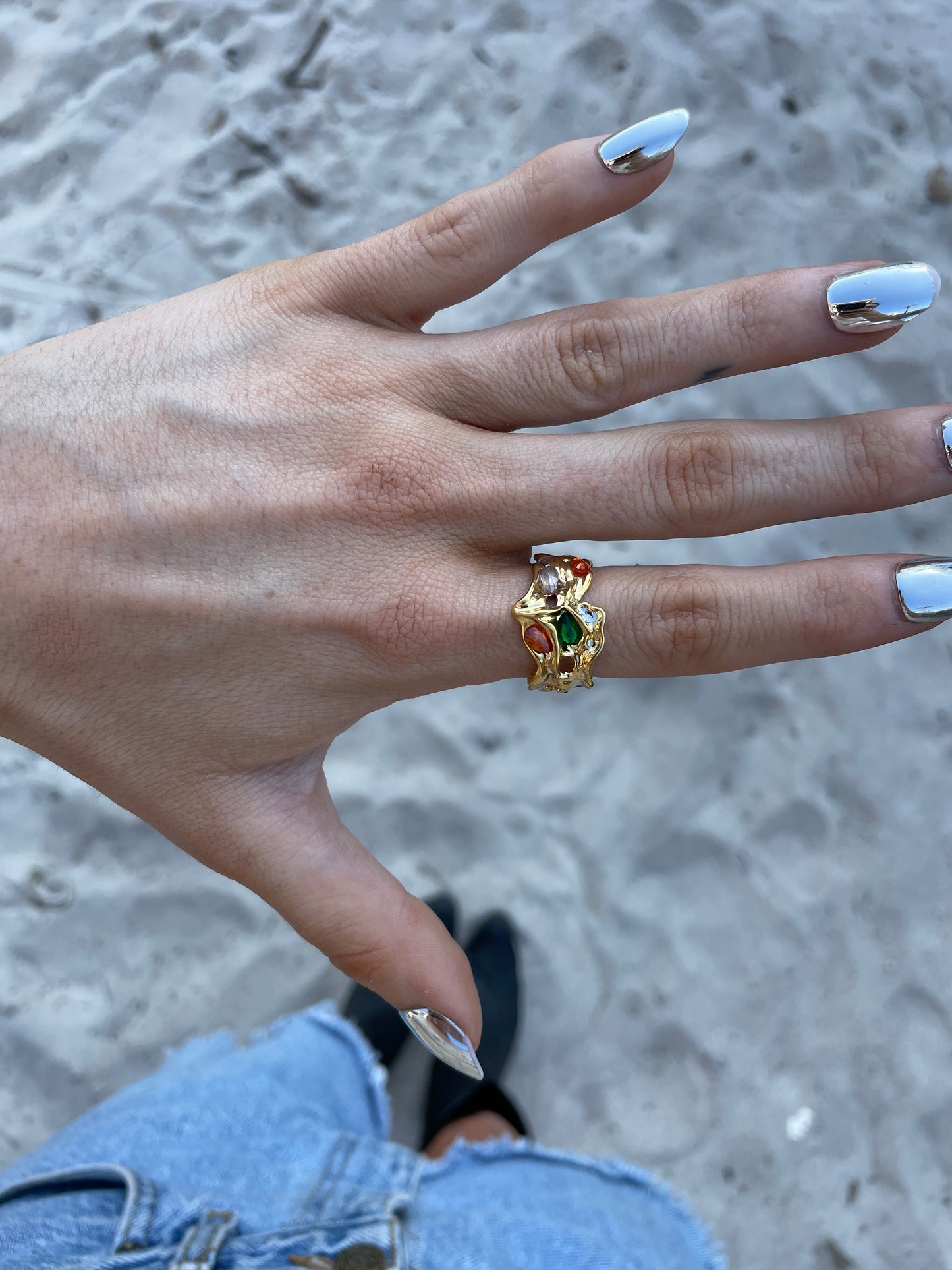 The Island Gemstone Ring