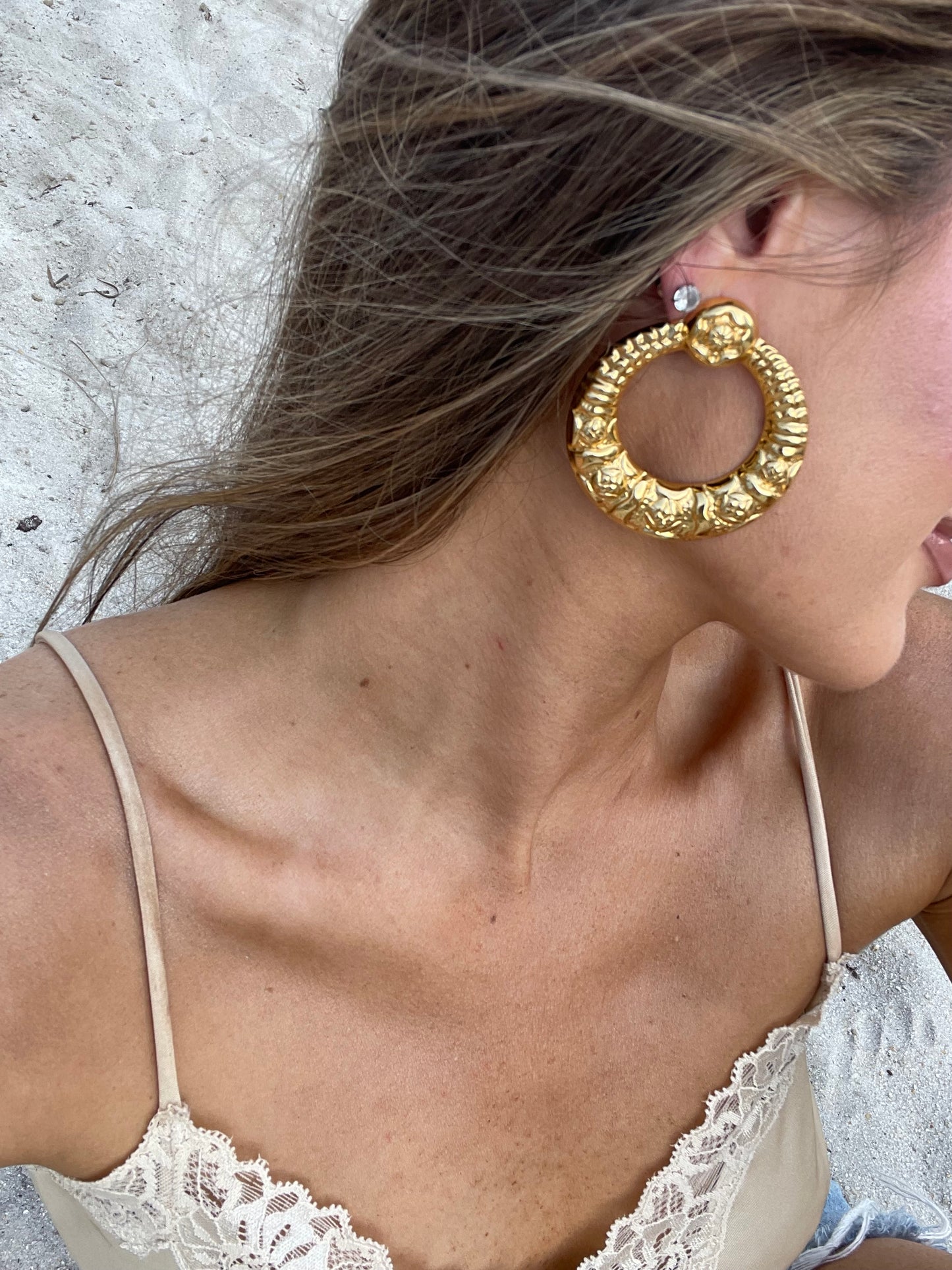 Maeve Gold Hoops