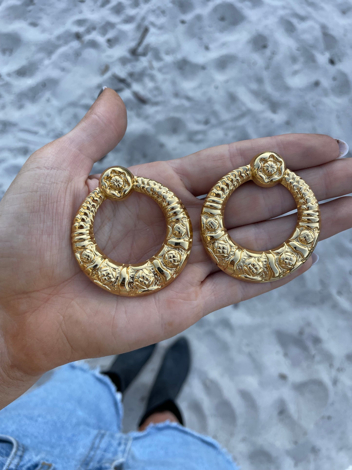 Maeve Gold Hoops